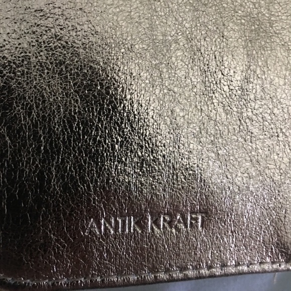 Antik Kraft Metallic Gold Wallet, Phone Clutch - Picture 4 of 7
